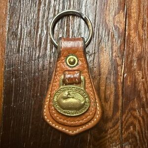 Dooney & Bourke Brown Leather Vintage Key Chain